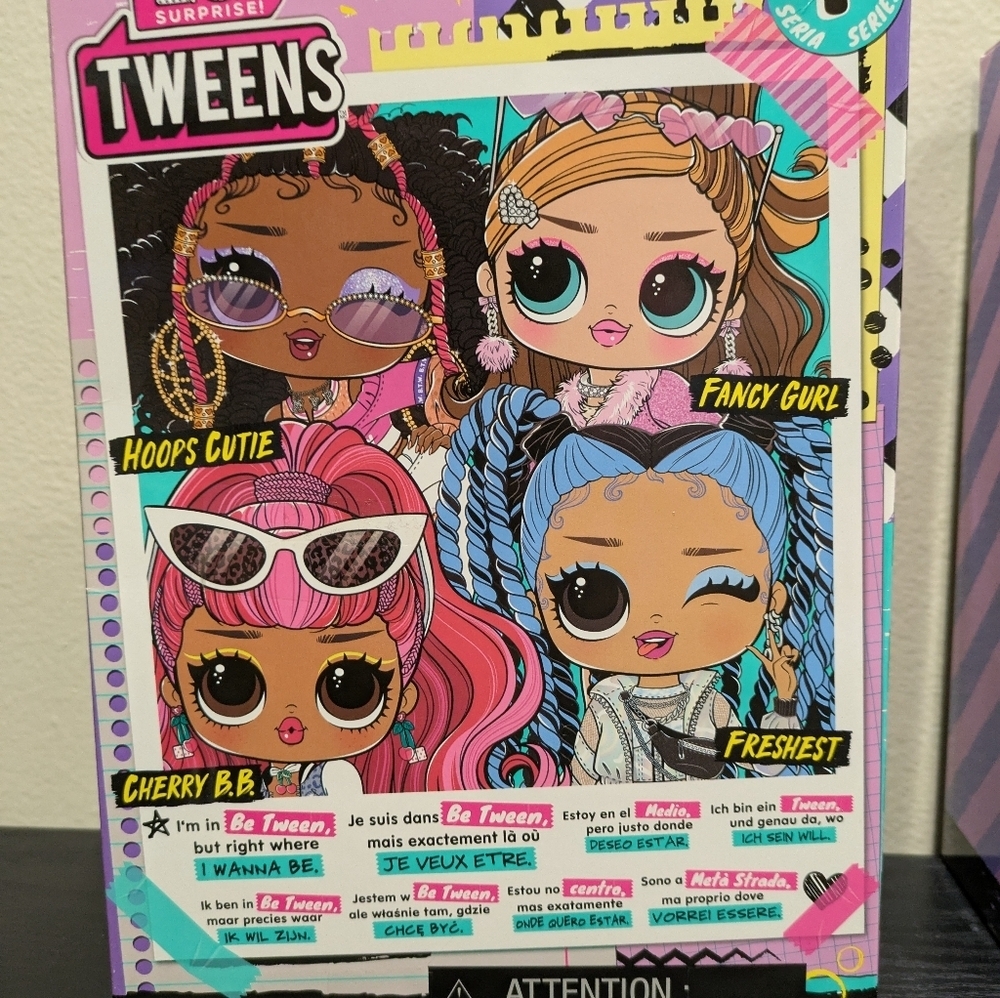 L.O.L. Surprise! Tweens Hoops Cutie Doll with Pink and Black Style - Picture 4 of 7